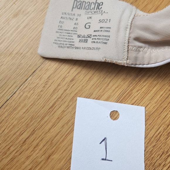 Panache Ultimate High Impact Underwire Sports Bra size 30G - Picture 3 of 3